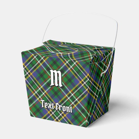 Clan Scott Green Tartan Favor Box Geschenkschachtel (Vorderseite)
