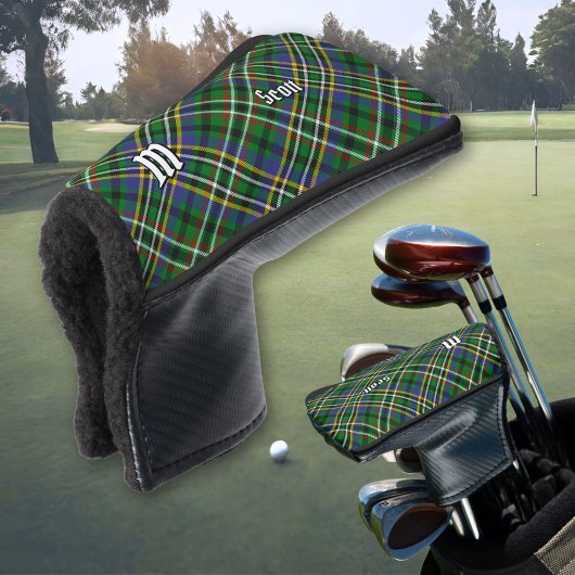 Clan Scott Green Tartan Golf Head Cover Headcover