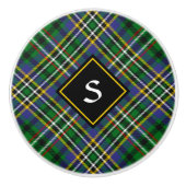 Clan Scott Green Tartan Keramik Knob Keramikknauf (Vorderseite)