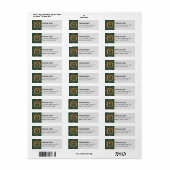 Clan Scott Green Tartan Label (Vorne)