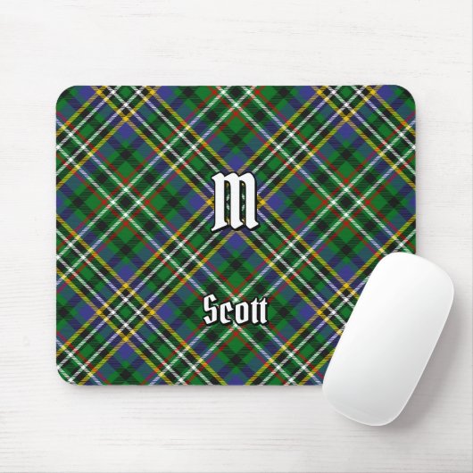 Clan Scott Green Tartan Mouse Pad Mousepad (Mit Mouse)