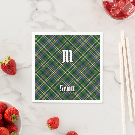 Clan Scott Green Tartan Napkins Serviette (Beispiel)