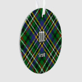 Clan Scott Green Tartan Ornament (Vorderseite)