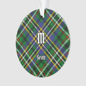 Clan Scott Green Tartan Ornament (Vorderseite)