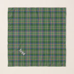 Clan Scott Green Tartan Scarf Schal<br><div class="desc">Clan Scott traditioneller grüner Tartan mit modernen Farben. Nahtloses Muster. Eigener Text.</div>