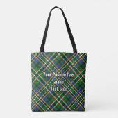 Clan Scott Green Tartan Tote Bag Tasche (Rückseite)