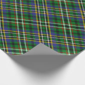 Clan Scott Green Tartan Wrapping Paper Geschenkpapier (Ecke)