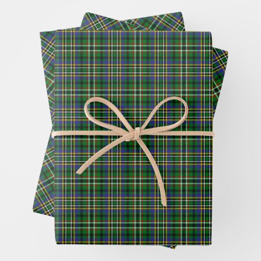 Clan Scott Green Tartan Wrapping Paper Sheets Geschenkpapier Set (Beispiel)