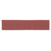 Clan Scott Red and Forest Green Scottish Tartan Kurzer Tischläufer (Horizontal)