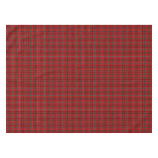 Clan Scott Red and Forest Green Scottish Tartan Tischdecke (Vorderseite (Horizontal))