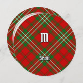 Clan Scott Red Tartan Einladung (Vorne/Hinten)