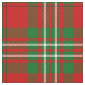 Clan Scott Red Tartan Fabric Stoff (Nahaufnahme)