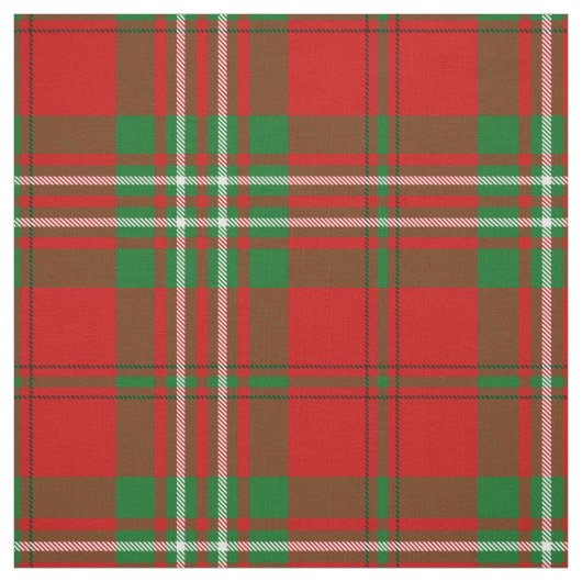 Clan Scott Red Tartan Fabric Stoff (Muster)