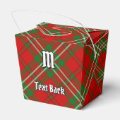 Clan Scott Red Tartan Favor Box Geschenkschachtel (Rückseite)