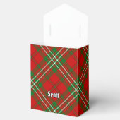 Clan Scott Red Tartan Favor Box Geschenkschachtel (Geöffnet)