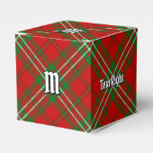 Clan Scott Red Tartan Favor Box Geschenkschachtel (Vorderseite)
