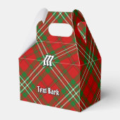 Clan Scott Red Tartan Favor Box Geschenkschachtel (Rückseite)