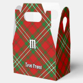 Clan Scott Red Tartan Favor Box Geschenkschachtel (Geöffnet)
