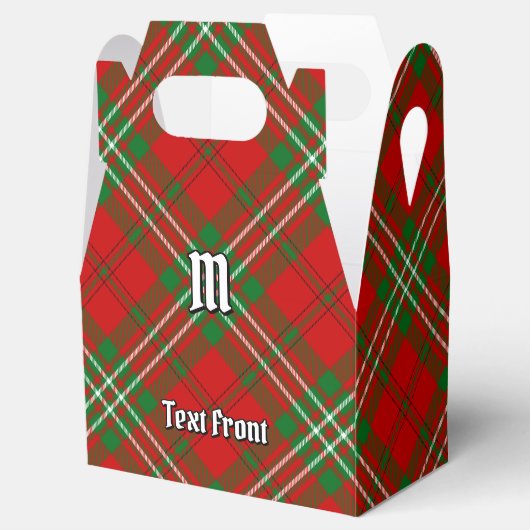 Clan Scott Red Tartan Favor Box Geschenkschachtel (Geöffnet)