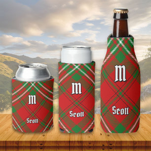 Clan Scott Red Tartan Flasche Cooler Dosenkühler