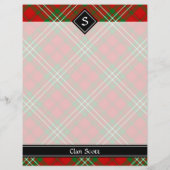 Clan Scott Red Tartan Flyer (Hinten)