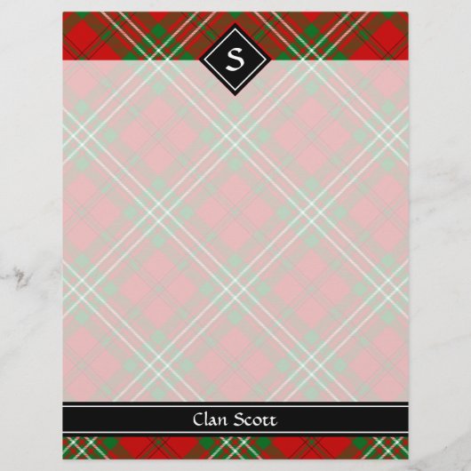Clan Scott Red Tartan Flyer (Hinten)