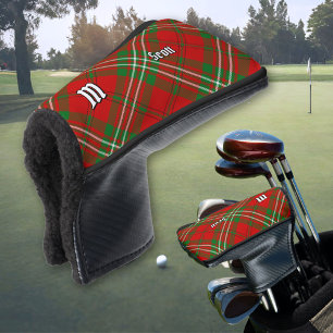 Clan Scott Red Tartan Golf Head Cover Headcover