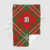 Clan Scott Red Tartan Golf Towel Golfhandtuch (Insitu)