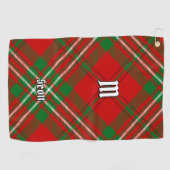 Clan Scott Red Tartan Golf Towel Golfhandtuch (Horizontal)