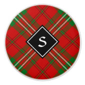 Clan Scott Red Tartan Keramik Knob Keramikknauf (Vorderseite)