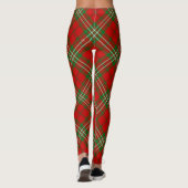Clan Scott Red Tartan Leggings (Rückseite)