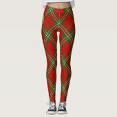 Clan Scott Red Tartan Leggings (Vorderseite)