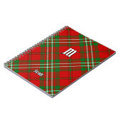 Clan Scott Red Tartan Notebook Notizblock (Linke Seite)