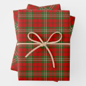 Clan Scott Red Tartan Wrapping Paper Sheets Geschenkpapier Set (Beispiel)