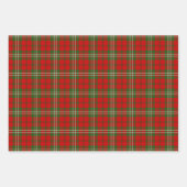 Clan Scott Red Tartan Wrapping Paper Sheets Geschenkpapier Set (Vorderseite)