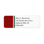 Clan Scott Red und Dark Green Tartan (Vorne)