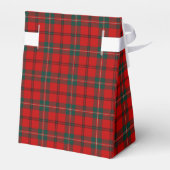 Clan Scott Red und Green Scottish Tartan Geschenkschachtel (Rückseite)