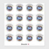 Clan Scott Tartan Aufkleber (Blatt)