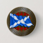 Clan Scott Tartan Button (Vorderseite)