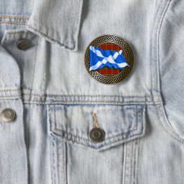 Clan Scott Tartan Button