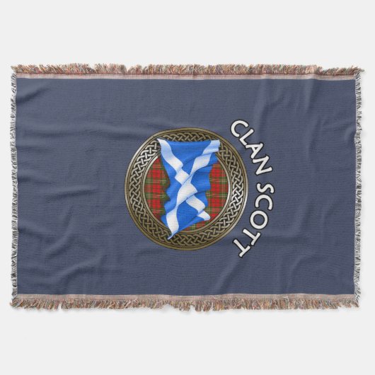 Clan Scott Tartan Decke (Vorderseite)