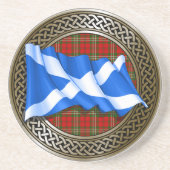 Clan Scott Tartan Getränkeuntersetzer (Vorne)
