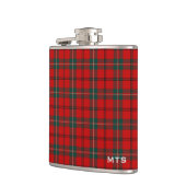 Clan Scott Tartan Monogram Flachmann (Links)