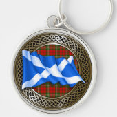 Clan Scott Tartan Schlüsselanhänger (Vorne)