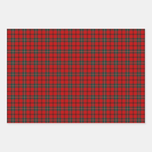 Clan Scott Tartan Variationen Geschenkpapier Set (Vorderseite)