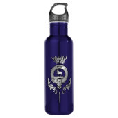 Clan Scott Wappen & Scottish Thistle Edelstahlflasche (Vorderseite)