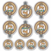 Clan Scott Wappen Sticker Set (Vorderseite)