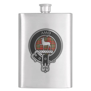 Clan Scott Wappen & Tartan Flask Flachmann