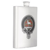 Clan Scott Wappen & Tartan Flask Flachmann (Rechts)