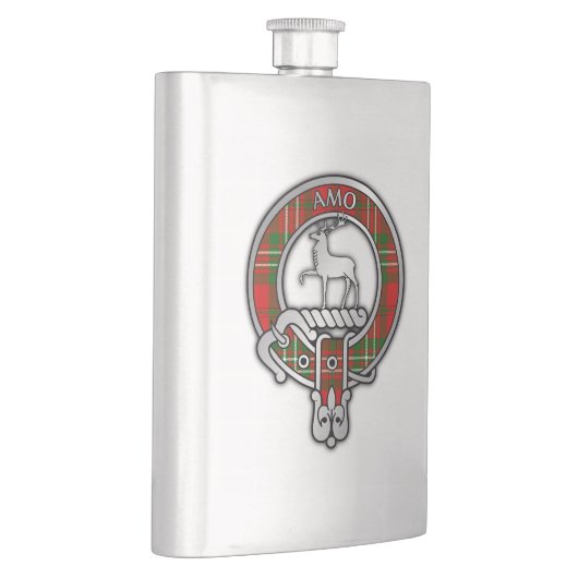 Clan Scott Wappen & Tartan Flask Flachmann (Rechts)